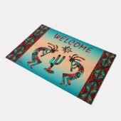 ココペリとサボスウェルカムドアマット ドアマット (アングル)