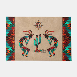 ココペリとサボテンへようこそ ドアマット