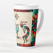 ココペリとサボテン カフェラテマグ (右アングル)