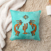 ココペリとサボテン クッション (ブランケット)