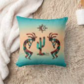 ココペリとサボテン クッション (ブランケット)