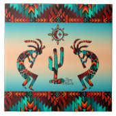 ココペリとサボテン タイル (正面)