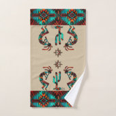 ココペリとサボテン バスタオルセット (ハンドタオル)