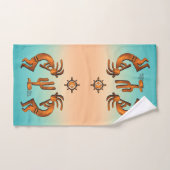 ココペリとサボテン バスタオルセット (ハンドタオル)