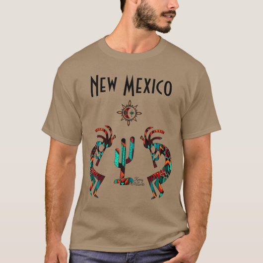 ココペリとサボテン Tシャツ (正面)