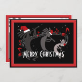 ココペリのクリスマスフラットグリーティングカード シーズンカード (正面/裏面)