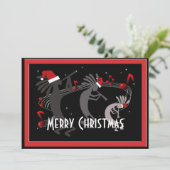 ココペリのクリスマスフラットグリーティングカード シーズンカード (スタンド正面)
