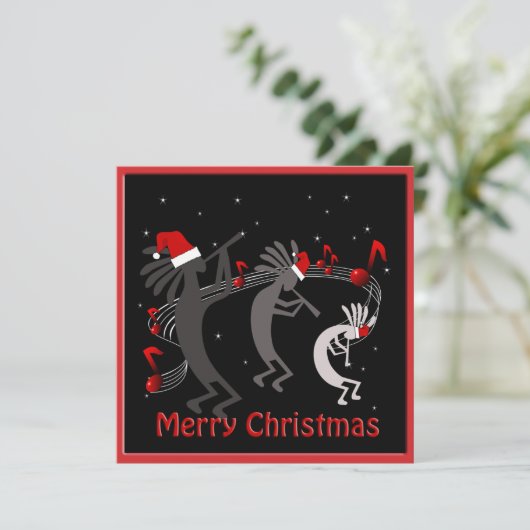ココペリのクリスマスフラットグリーティング シーズンカード (スタンド正面)