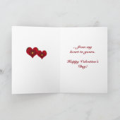 ココペリのバレンタインのネイティブアメリカンのフルート シーズンカード (内部)