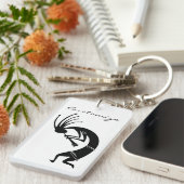 ココペリのフルートプレーヤーThunder_Cove キーホルダー (正面右)