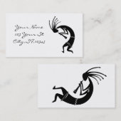 ココペリのフルートプレーヤーThunder_Cove 名刺 (正面/裏面)