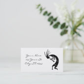 ココペリのフルートプレーヤーThunder_Cove 名刺 (スタンド正面)