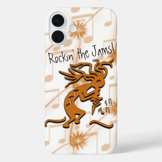 ココペリのミュージカル・メリー・メーカー フルート奏者 Case-Mate iPhoneケース (裏面)