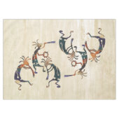 ココペリのミュージシャンのトリオ + あなたのアイディア テーブルクロス (正面(横))