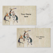 ココペリのミュージシャンのトリオ + あなたのアイディア 名刺 (正面/裏面)