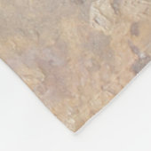 ココペリの角およびフルートプレーヤーの岩石彫刻 フリースブランケット (角)