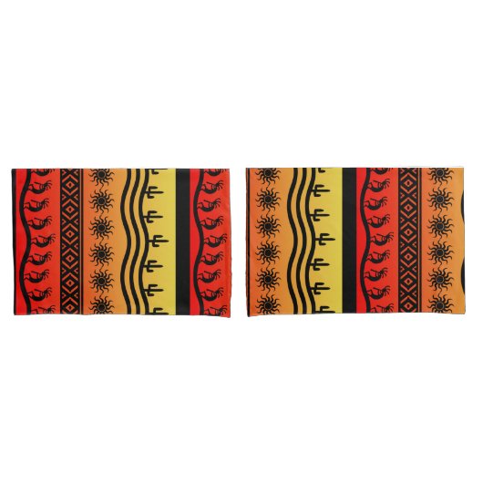 ココペリアステカトバル砂漠南西デザイン 枕カバー (フロントセット)