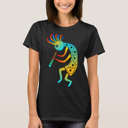 ココペリアート先住民アメリカン1 Tシャツ (正面)