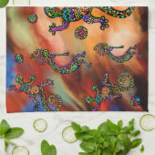 ココペリアート キッチンタオル (折り畳み)