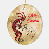 ココペリクリスマスセラミックオーナメント セラミックオーナメント (左)