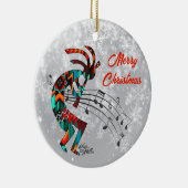 ココペリクリスマスセラミックオーナメント セラミックオーナメント (右)