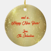 ココペリクリスマスセラミックオーナメント セラミックオーナメント (裏面)