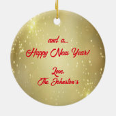 ココペリクリスマスセラミックオーナメント セラミックオーナメント (裏面)