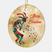 ココペリクリスマスセラミックオーナメント セラミックオーナメント (左)