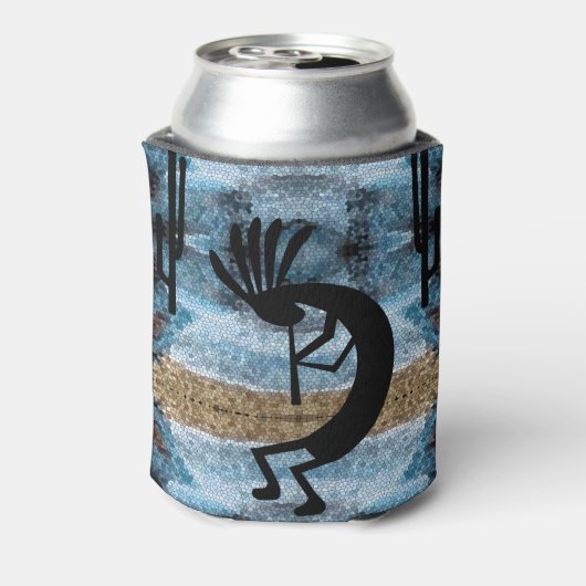 ココペリサウスウェスト砂漠モザイクブルー 缶クーラー (缶裏面)