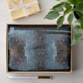 ココペリサウスウエストデザートモザイクティール(緑がかった色)デクページ 薄葉紙 (ギフト)