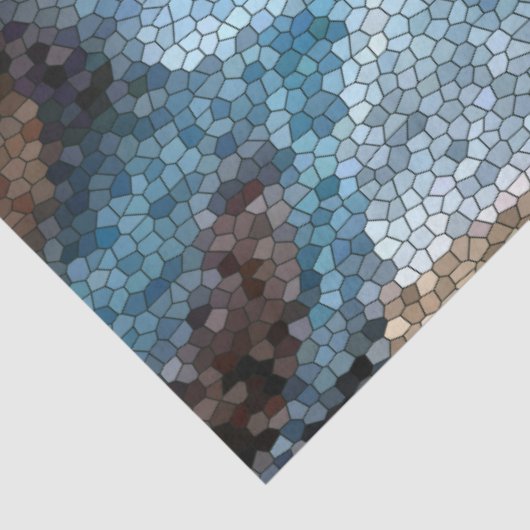 ココペリサウスウエストデザートモザイクティール（緑がかった色）デクページ 薄葉紙 (詳細)