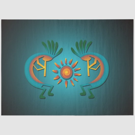 ココペリサンサウスウェストターコイズデクページ2 薄葉紙 (正面)