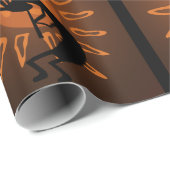 ココペリサンサウスウェスト素朴ブラウン ラッピングペーパー (ロールコーナー)