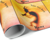 ココペリジョイグッドラックパーソナライズされた ラッピングペーパー (ロールコーナー)