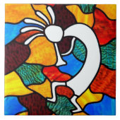 ココペリステンドグラス瓦 タイル (正面)