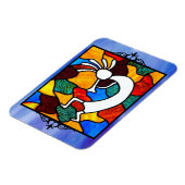 ココペリステンドグラス磁石 マグネット (左側)