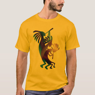 ココペリダンスアメリカンアパレル金ゴールド Tシャツ