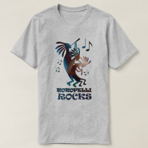 ココペリダンスミュージシャンベーシックグレーT Tシャツ