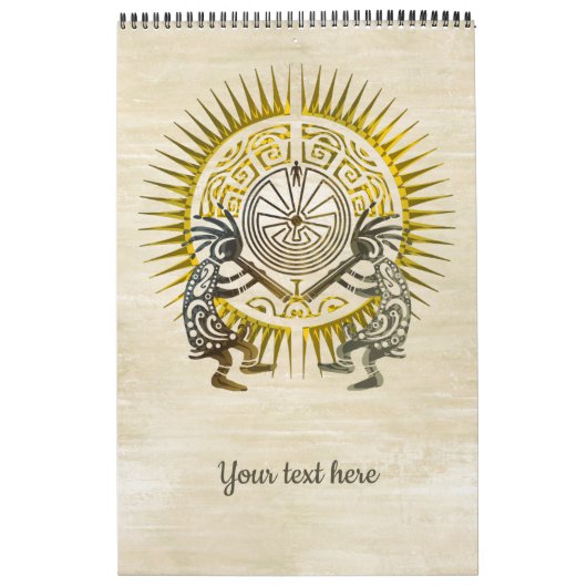 ココペリデュオ – 迷路の男 – Sun 1 カレンダー (カバー)