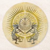 ココペリデュオ – 迷路の男 – Sun 1 ラウンドペーパーコースター (正面)