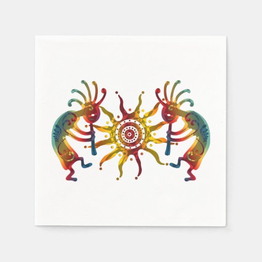 ココペリデュオSUN +アイディア スタンダードカクテルナプキン (正面)