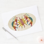 ココペリデュオSUN +アイディア 楕円形シール (封筒)