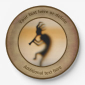 ココペリパーソナライズされたパーティー ペーパープレート (正面)