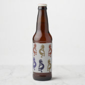 ココペリフルートの遊姿・ビアボット ビールラベル (正面)
