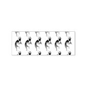 ココペリフルート奏者 ラバースタンプ (押印)