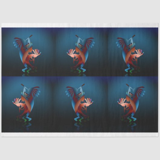 ココペリブルースセット2デコページ 薄葉紙 (正面)