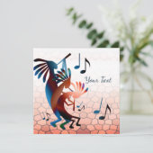 ココペリブルースミュージック2デザートサンセットフラット カード (スタンド正面)