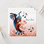 ココペリブルースミュージック2デザートサンセットフラット カード (正面/裏面インサイチュ)