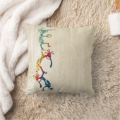 ココペリミュージシャンアクロバット+アイディア クッション (ブランケット)