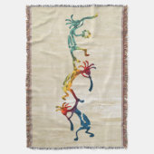 ココペリミュージシャンアクロバット+アイディア スローブランケット (正面縦)